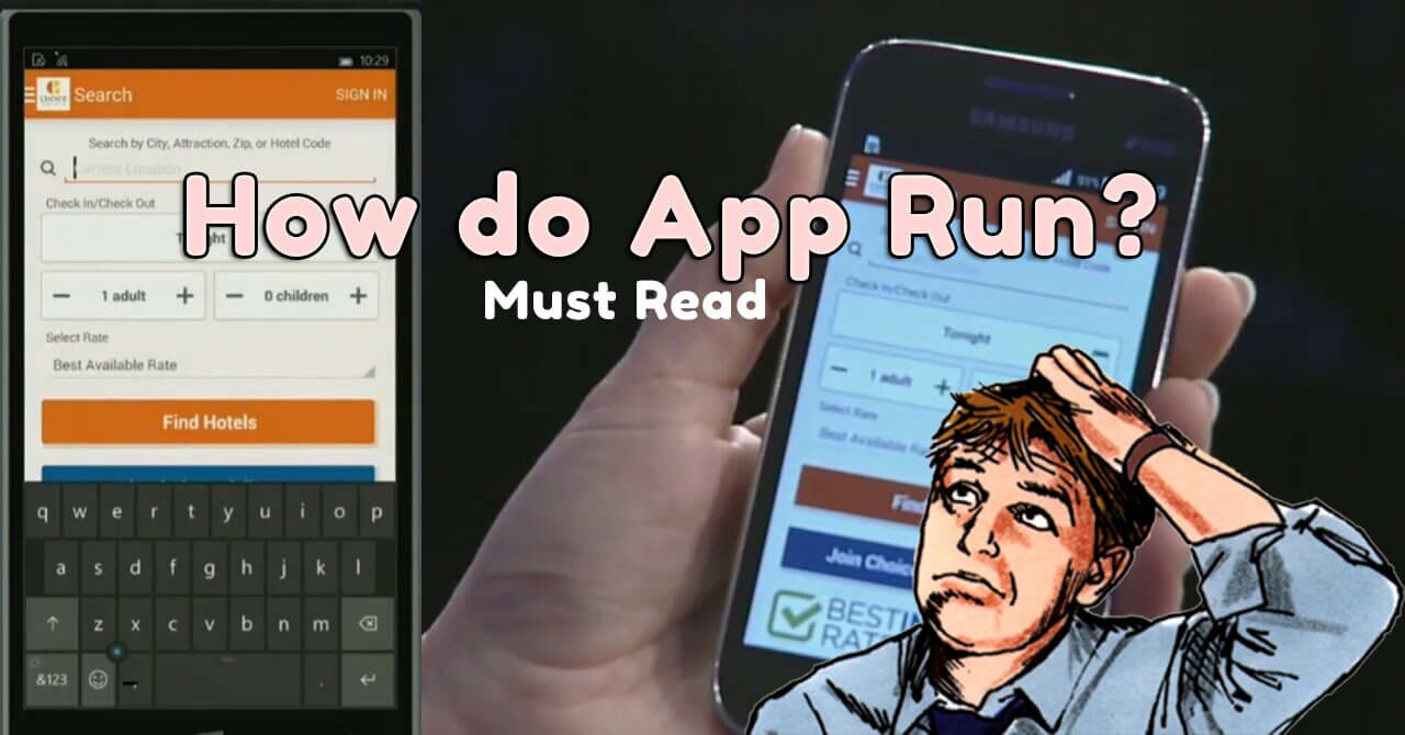 how do app run